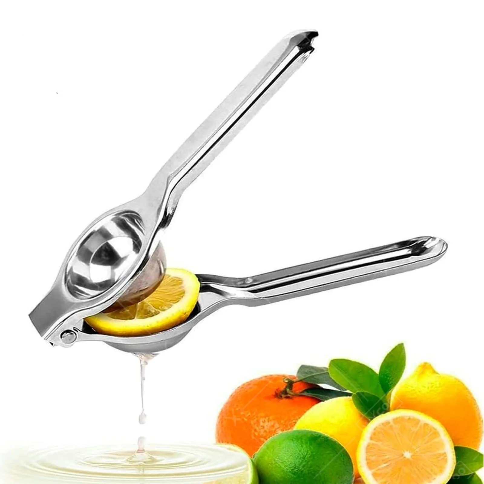 Lemon Squeezer Stainless Steel Manual Citrus Juicer Hand Pressed Lemon Orange Fruit Juicer Easy to Clean Kitchen Accessories