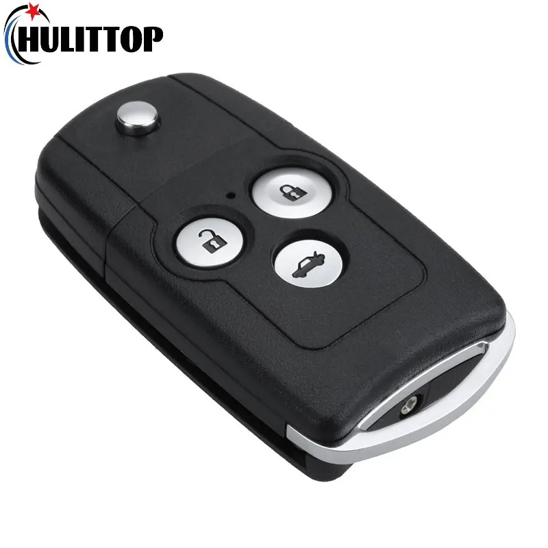 3 Buttons Car Remote Flip Key Fob Case Shell For Honda /Civic /Accord