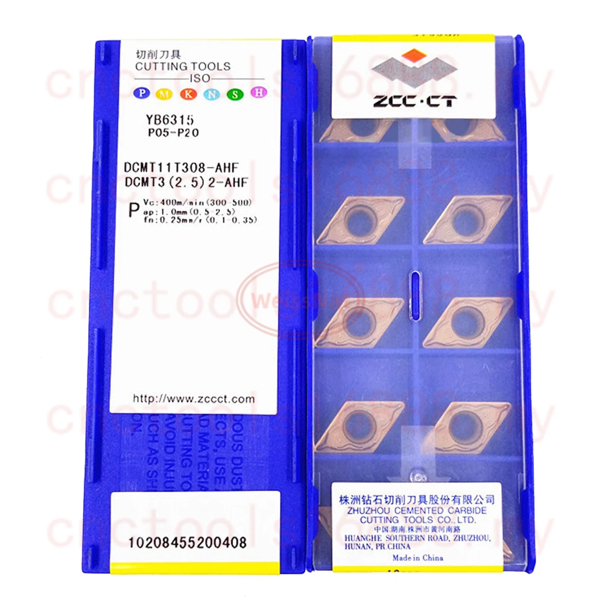 ZCC.CT DCMT11T302 DCMT11T304 DCMT11T308 YB6315 YB9320 YB6425 초경 인서트 DCMT 인서트