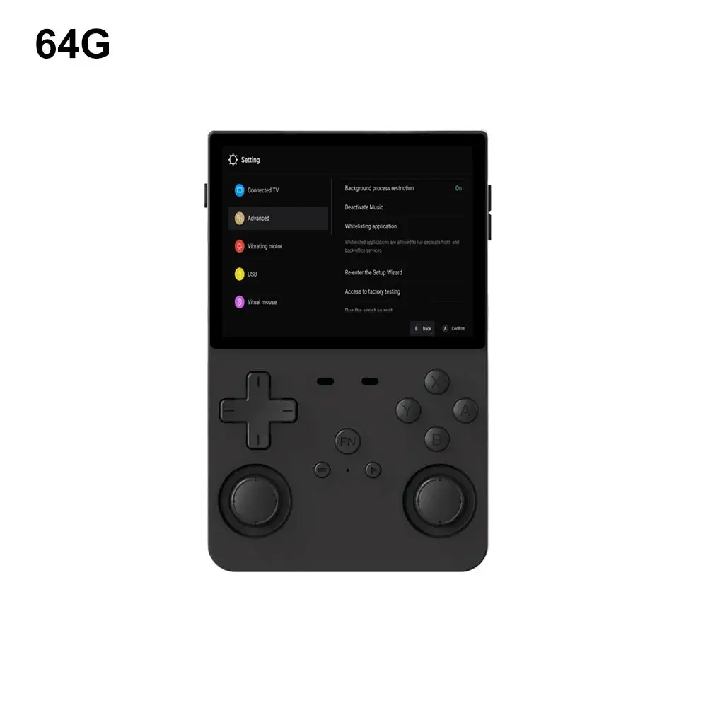 Sbd9ecd0b0418476a9913dbc2cc462dbfo 128GB For L35 Retro Handheld Video Game Console Linux System 3.5 Inch IPS Screen Portable Pocket Video Player Games
