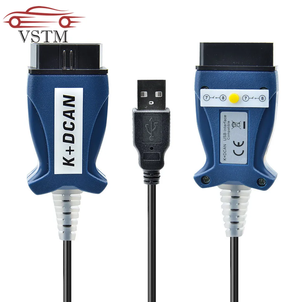 OBD 2 USB-кабеля для bmw K + DCAN USB интерфейс диагностический инструмент BMW E46 CAN FTDI FT232 чип