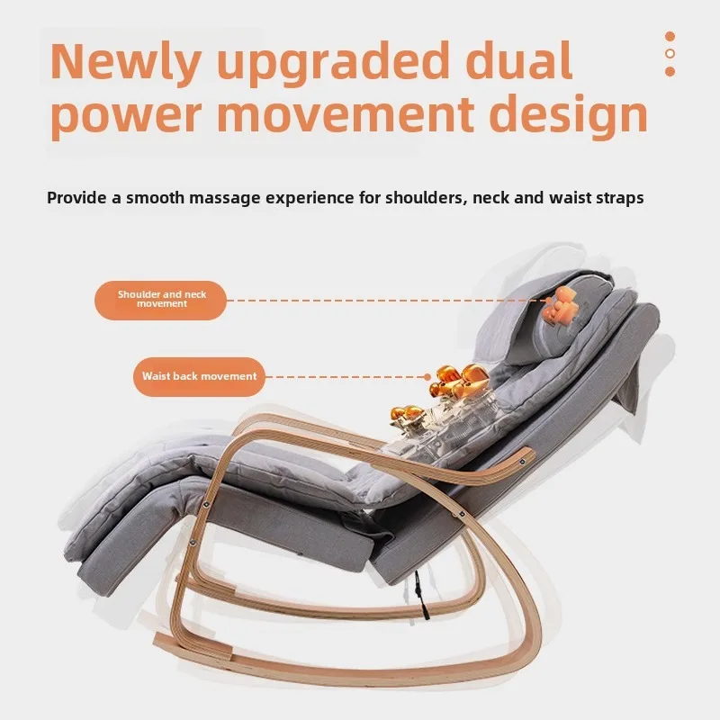 Manufacturer Direct Electric Leisure Reclining Home Office Massager Shiatsu Rocking Massage Chair with New Upgrade Roller 4