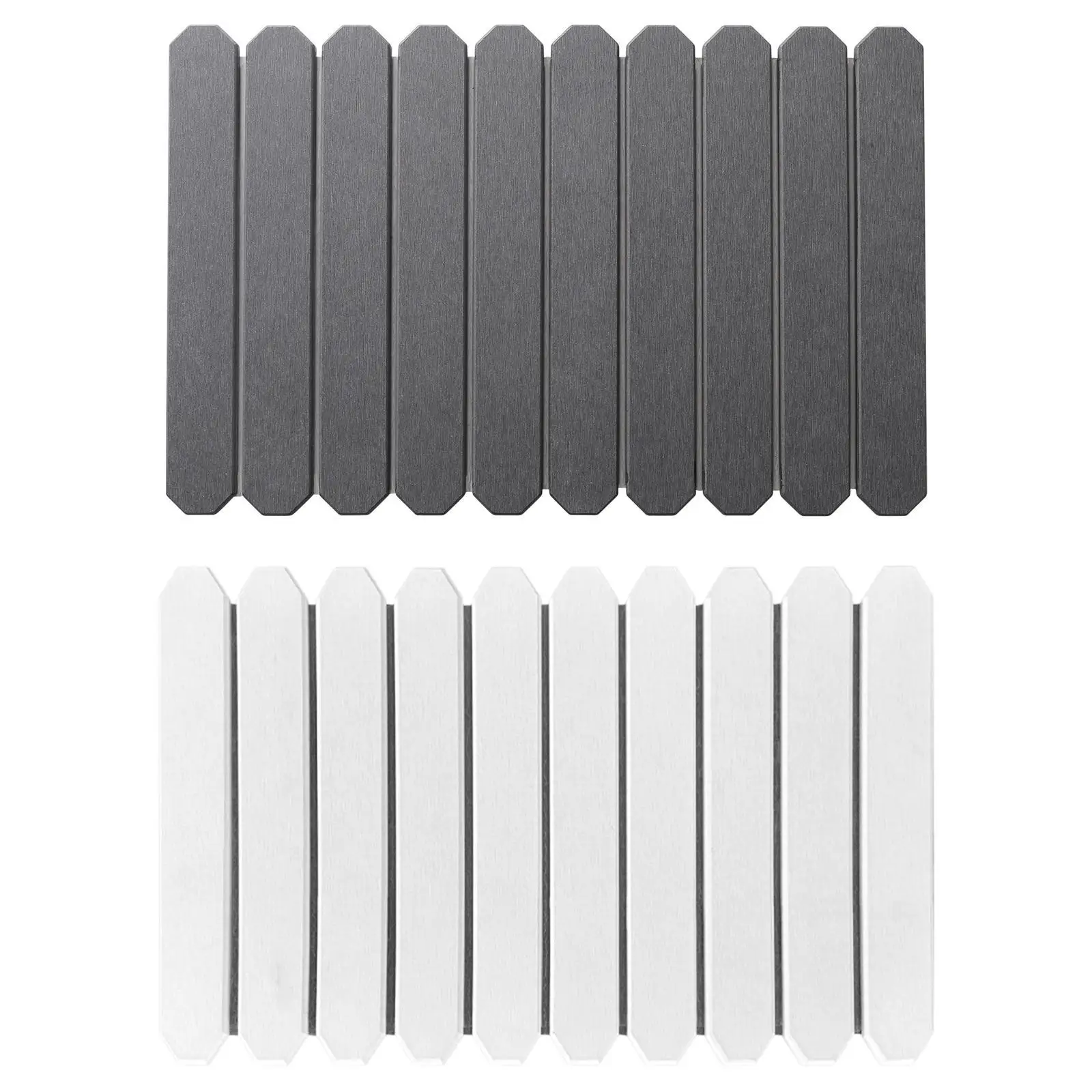 Stone Drying Mat for Kitchen Counter Dish Drying Pad Water Absorbent Stain Resistant Fast Dry Diatomaceous Mat for Household
