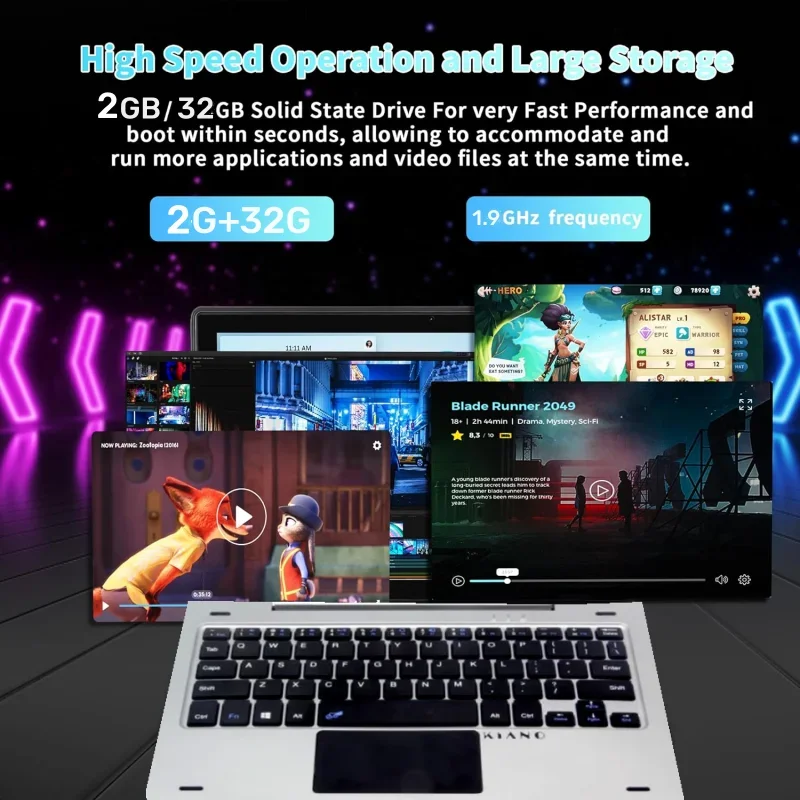 

Планшет X3 Z8350 2 в 1, 10,1 дюйма, 2 + 32 ГБ, 5000 мАч