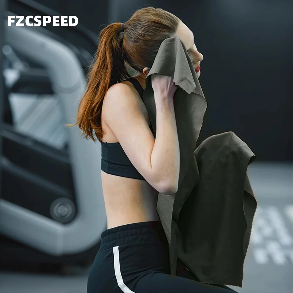 FZCSPEED 마이크로파이버 타월(메쉬백 포함) 빠른 건조 초흡수성 야외 캠핑 체육관 요가 백패킹 하이킹 사이클링 해변용