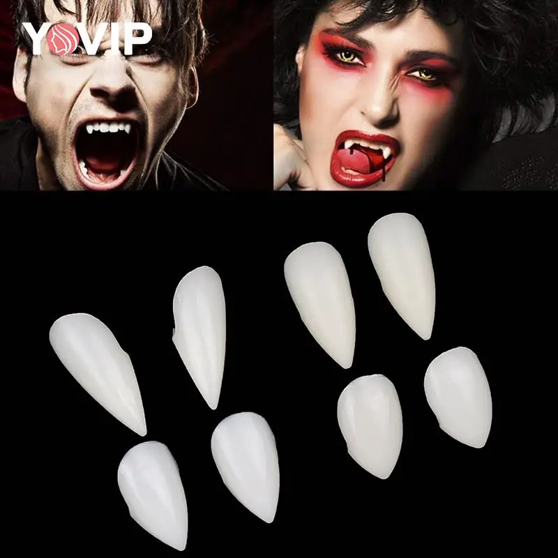Halloween Vampire Teeth Fangs Cosplay Witch Falseteeth Diy Dentures