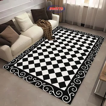 Classic Plaid Area Rug 1