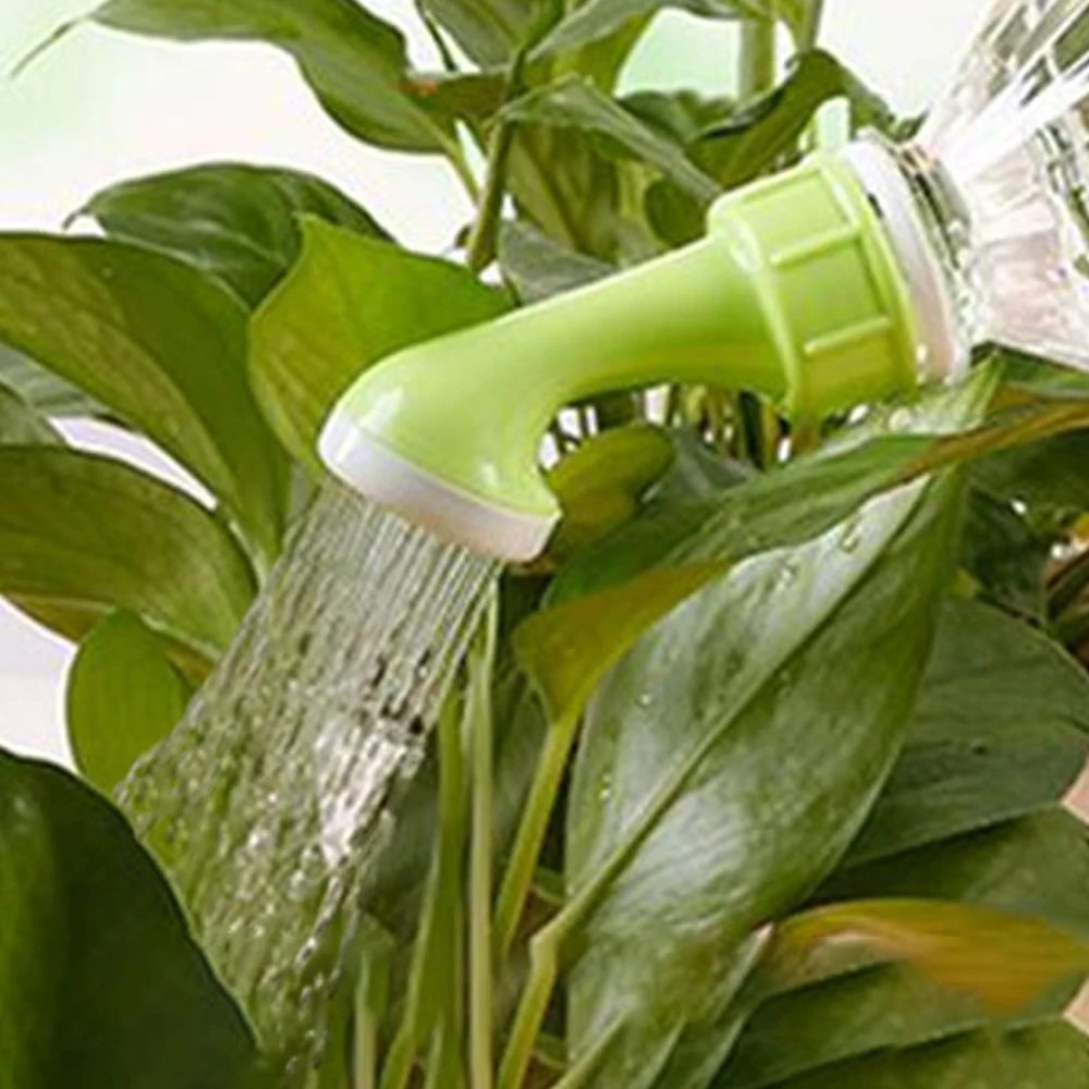 Garden Plant Sprinkler Bottle Cap Nozzle Green Plastic Watering Can Suitable for Indoor And Outdoor Nursery Potted Irrigation