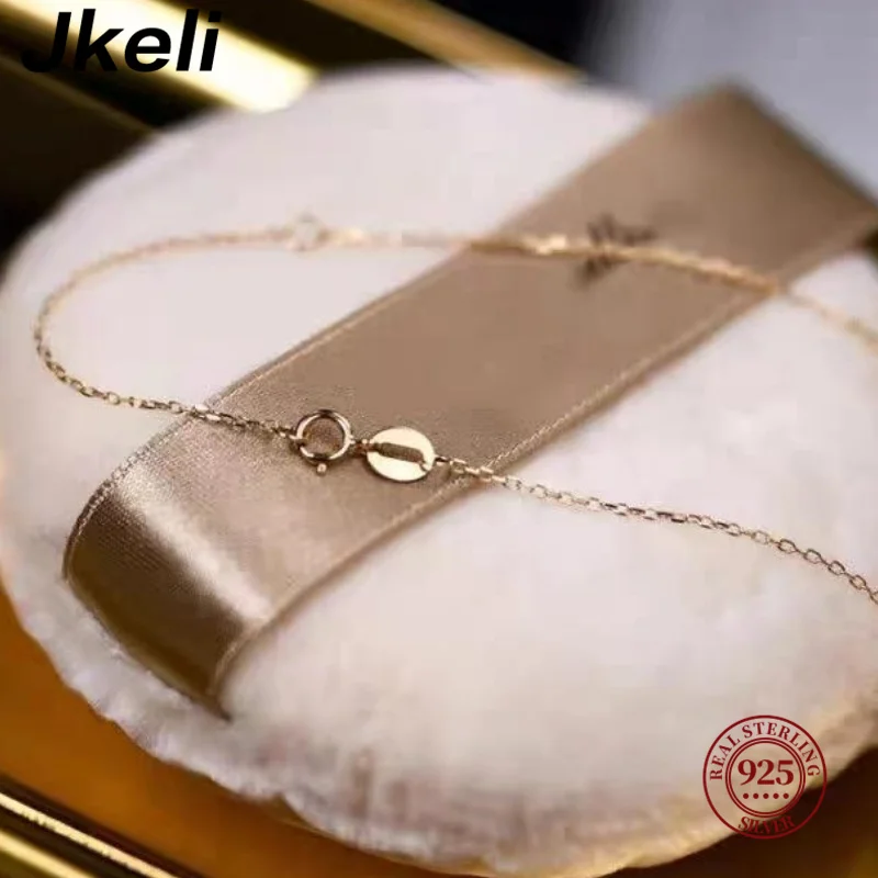 Japanese S925 Sterling Silver Double Pearl Necklace Y-shaped Long Tassel Premium Light Fashion Sweater Chain 6