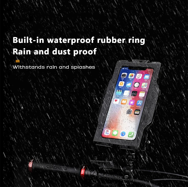 GUB Fahrrad-Telefonhalter, universeller Fahrrad- und Motorrad-Lenker-Clip, Ständer, Halterung für Handy-Halterung, Halterung für 7-Zoll-Smartphones – Detail 4