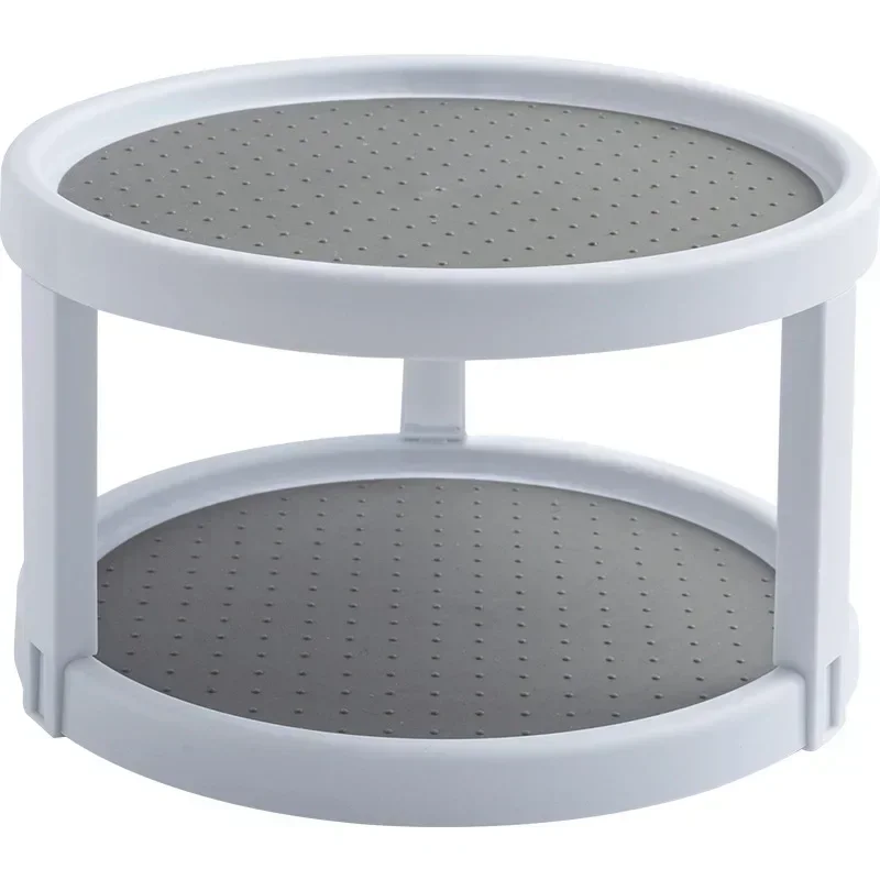 360&deg; Rotating Storage Tray for Kitchen Cabinet Pantry Containers