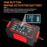 EAFC 12V 6A Full Automatic Car Battery Charger Digital Display Battery Charger Power Puls Repair Chargers Wet Dry Lead Acid - Image 2
