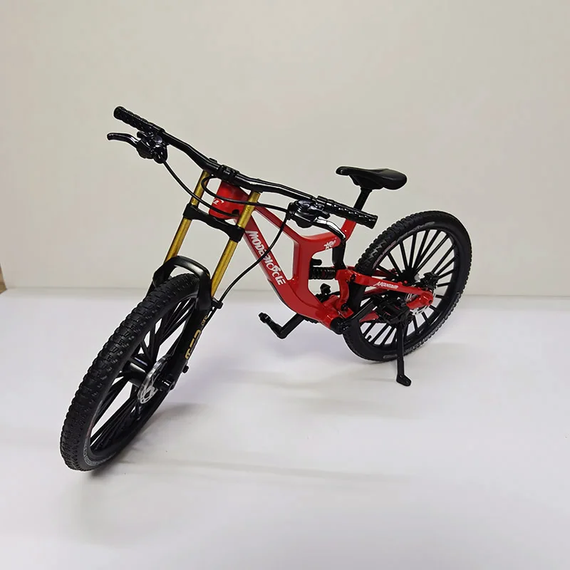 Model Mini Alloy Bicycle Diecast Metal Toy Bikes Shock Absorption Mountain Finger Bicycle Simulation Collection Toys 1:8