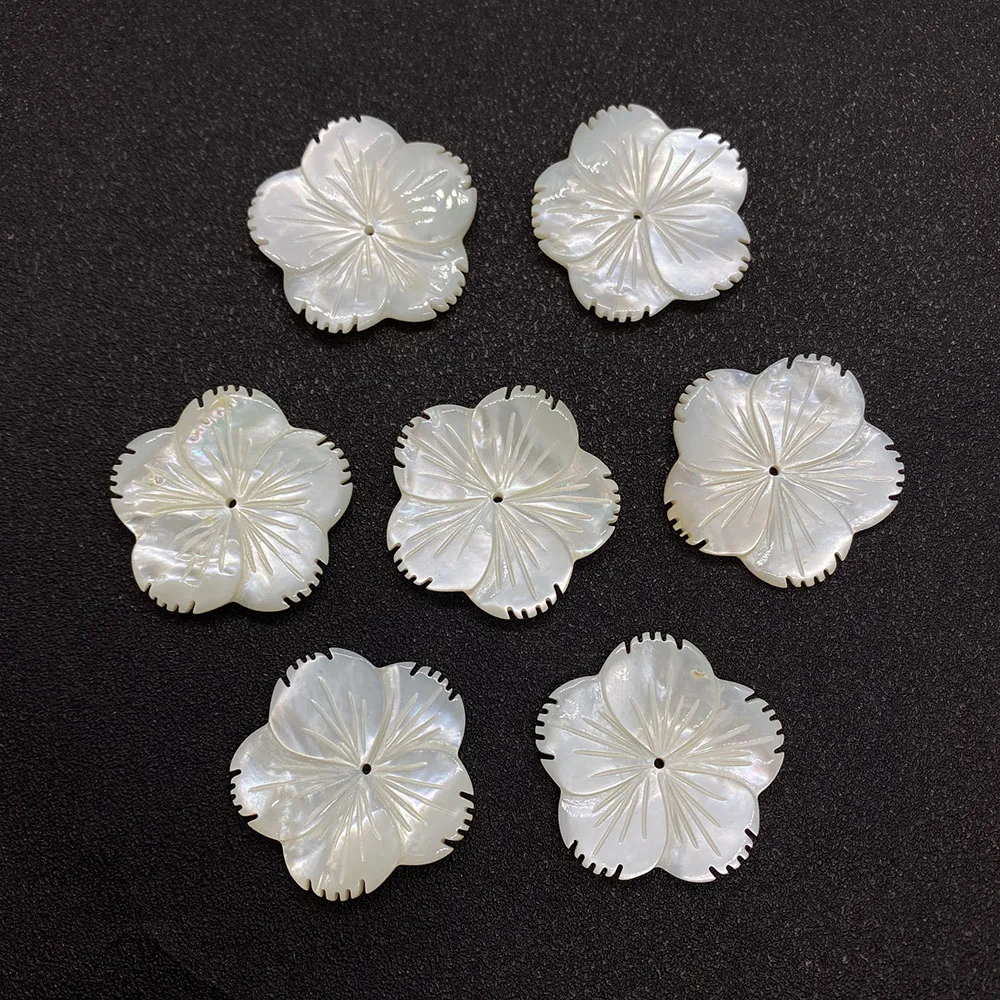 

Flower Shaped Shell Bead Necklace Bracelet Earring Jewelry Accessories Wholesale DIY Handmade Bead Crafts Creative Couple Gift