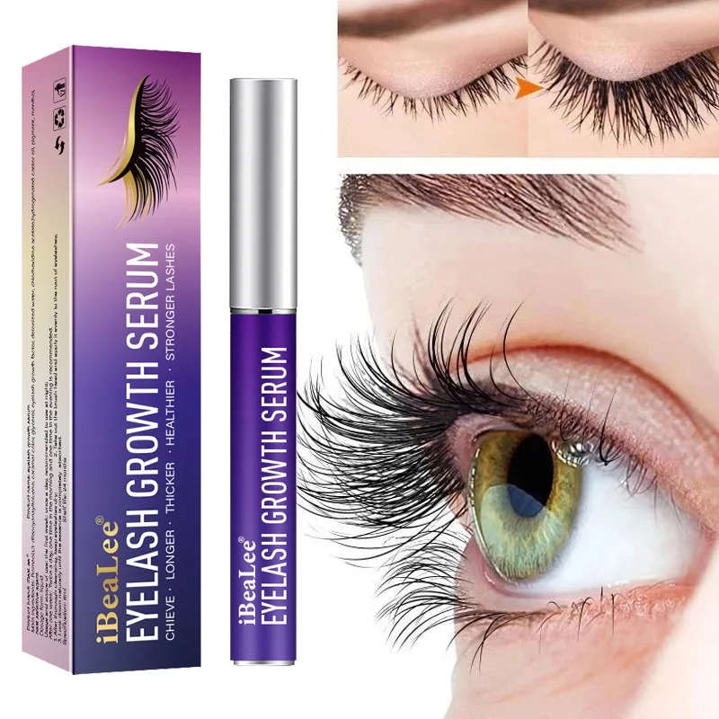Fast Eyelash Growth Serum 7 Days Natural Eyelash Enhancer Longer Fuller Thicker Lashes Treatment Products Eye Care Makeup