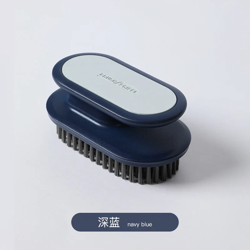 부드러운 강모 스크러빙 브러시, 세탁 의류 신발 스크럽 브러시 휴대용 플라스틱 손 청소 브러시 주방 욕실