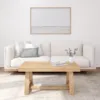Plank+Beam Classic Rectangular Coffee Table, 40 Inch Farmhouse Coffee Table, Mini Center Tables for Small Spaces 3