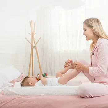 Tappetino Portatile per Cambio Pannolini e Copertura, Set Tavolo per Cambio Pannolini Impermeabile e Morbido per Neonati, Accessori per Bambini