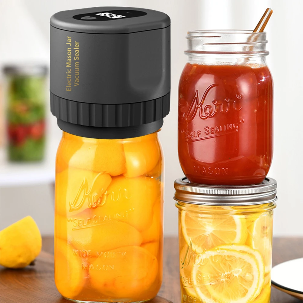 Electric Mason Jar Vacuum Sealer Kit 6