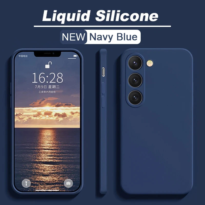 Liquid Silicon Shockproof Phone Case - Soft Protective Cover