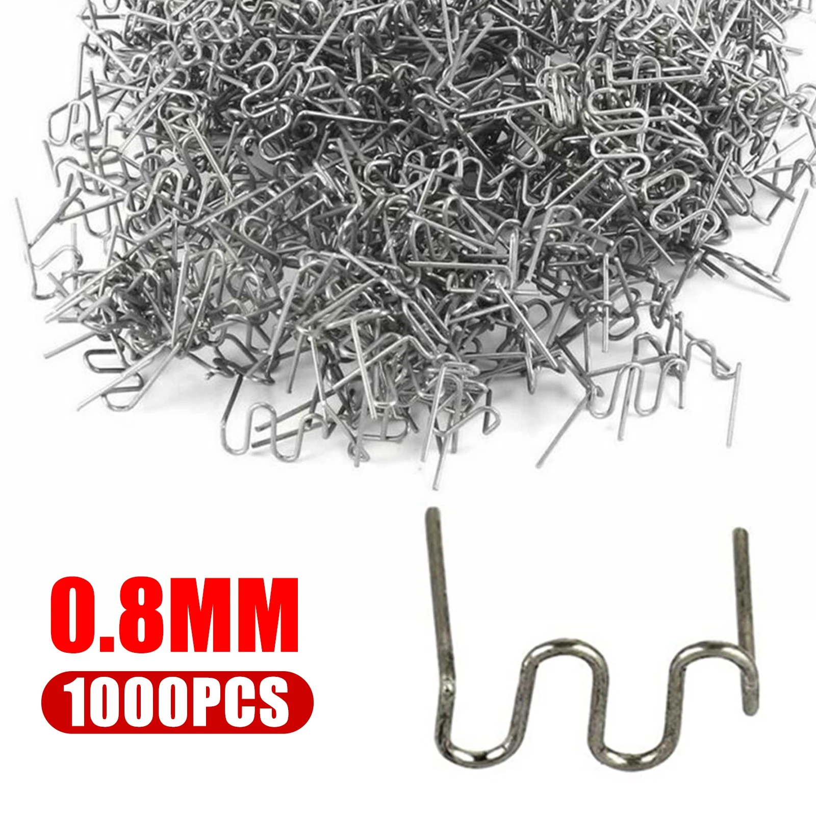 Automotive Plastic Staples 1000PC Standard Pre Cut Wave Bumper Bodywork Repairs
