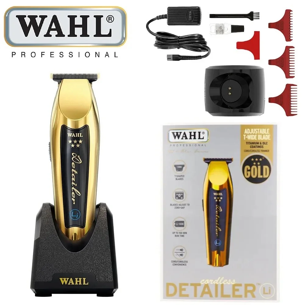100% Originale Wahl 8171 Gold Professional 5 Star Cordless Detailer Li Trimmer Per Barbieri E Stilisti Professionali