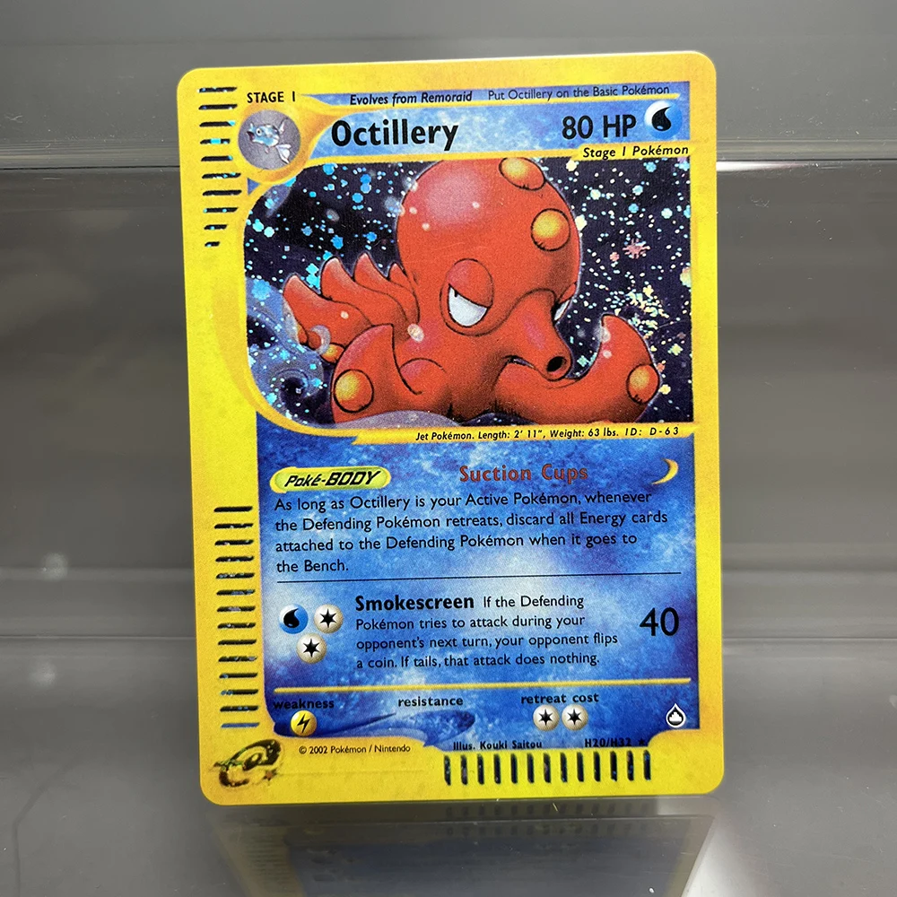 TCG-Ersatzkarten, Folienkarteikarten, PKM Gyarados Alakazam Houndoom Skyridge SK, klassisches Spiel, Sammeln Sie Zopdos-Sammelkarten – Detail 16