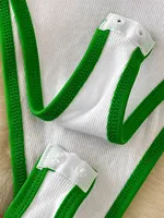 Foamlina Summer Spice Girl White Suspender Vest Bodysuit Top Women's Retro Slim and Skinny Sleeveless Bottom Jumpsuit Top - Image 4