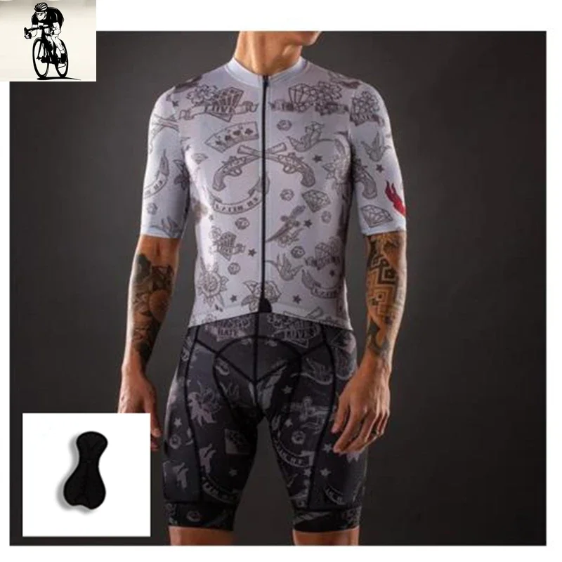 Men Short sleeve Cycling Jersey Triathlon Suit, Mens Short sleeve Triathlon Jumpsuit Running Swimming and Cycling Skin Suit wear 3