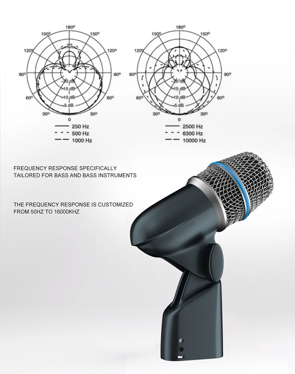 Drum Microphone BETA 56A 52A 57A Musical Instruments Mic For Band DJ Stage Instrumental Performance Recording Live