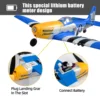 P51 Mustang 400MM RC Airplane 2.4G 4CH 6 Axis RTF One Key Aerobatic RC Aircraft with Xpilot Stabilization Warbird Plane 4