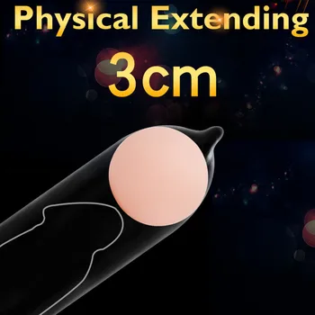 Reusable Penis Extender Delayed Ejaculation Contraceptive Ring Beads Condoms Male Penis Enlargement Sex Toys Extender 3