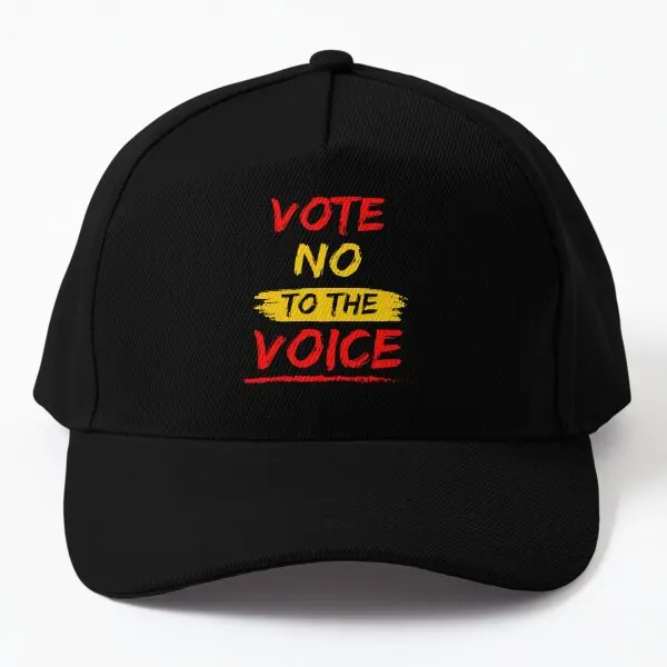 

Vote No To The Voice Baseball Cap Hat Sun Bonnet Sport Snapback Casual Fish Mens Solid Color Czapka Printed Summer Spring
