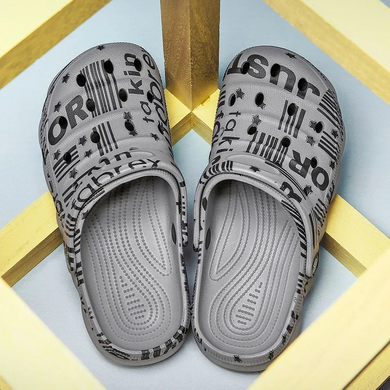 2023 Beach Sandals Men fashion Fishing Sandals EVA Summer Garden Clogs Men Sandal Outdoor Sports Slippers Zapatos Hombre Size 45 4