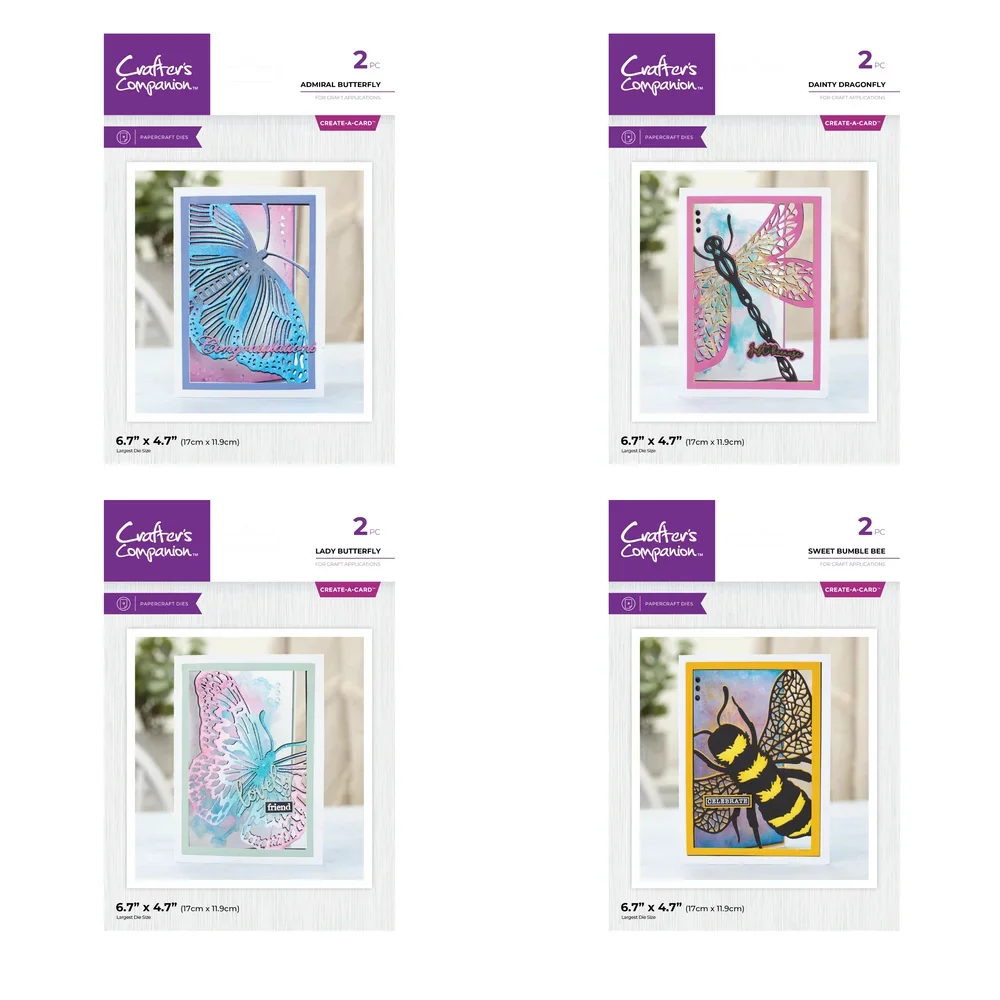 

New 2024 Admiral Butterfly Cutting Dies Scrapbook Diary Decoration Stencil Embossing Template DIY Greeting Card Handmade