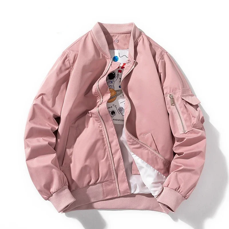 Bomber Jackets Man Fashion Casual Windbreaker Coat Men Outwear Military Motorcycle Jacket Baseball Jerseys Korean