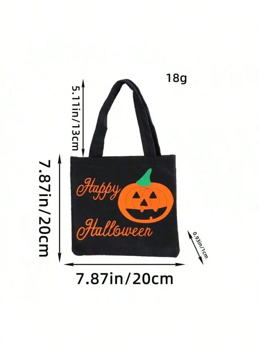 1Pcs Halloween Kürbis Spinne Handtasche Geist Festival Geschenk Tasche Halloween Party Süßigkeiten Tasche Escape Room Anhänger Festival Liefert – Detail 9