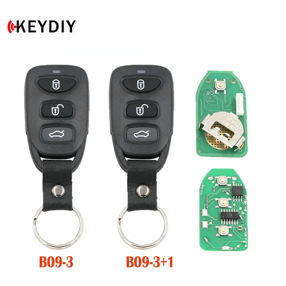 

1PCS KEYDIY KD B09 Car Remote Key 4 Buttons B-Series Car Keys B09-3 B09-3+1 for KD900 KD900+,URG200 KD-X2 Car Remote Control Key