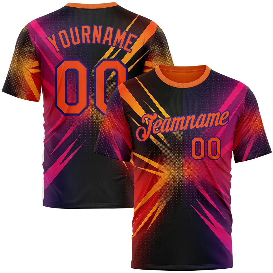 Personalizzazione Uniformi della squadra della maglia sportiva fai-da-te per uomo Nome personalizzato Nome della squadra Numero T-shirt con stampa 3D T-shirt casual oversize - immagine 5