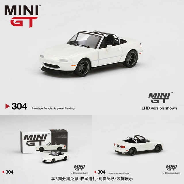 MINI GT 1: 64 MX-5 Miata NA convertible MX5 alloy car model 304