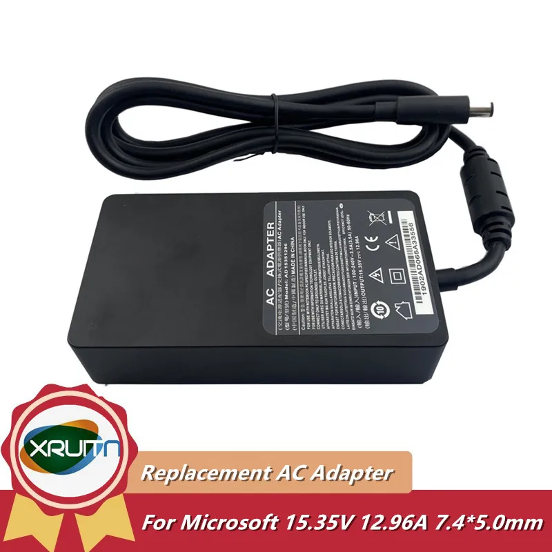 Per Microsoft Surface 1917 Dock 2 M1117731-002 15.35V 12.96A 199W Caricatore Adattatore Ca 7.4*5.0Mm Alimentatore Liteon Pa-1201-38Mx