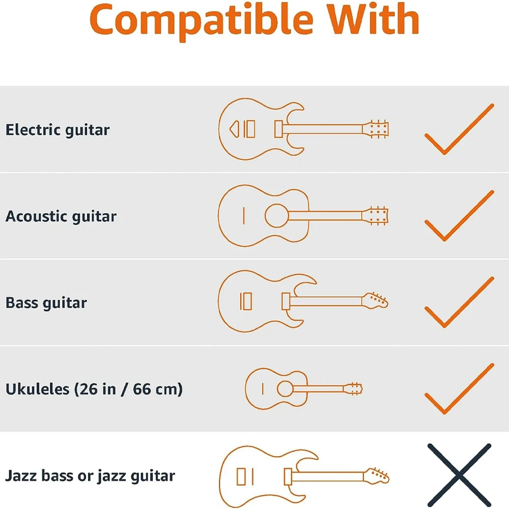 범용 휴대용 기타 스탠드 - 안전 잠금 장치가 있는 접이식 싱글 삼각대, 여행용 컴팩트 디자인