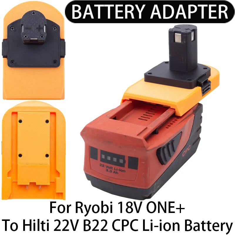 バッテリーアダプター/コンバーター Ryobi ONE+ 18V リチウムイオン