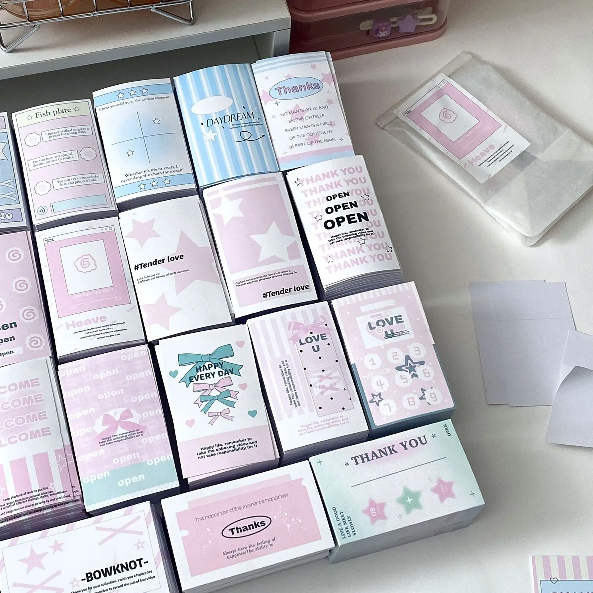 30pcs/set Simple Star Sealing Sticker Card Envelope Scrapbooking Self-Adhesive Decorative Stickers Gift Packaging Stickers