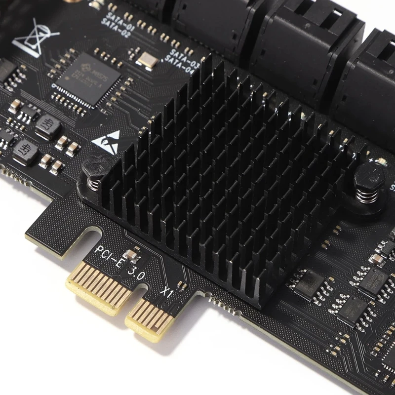 1X 어댑터 용 PCIe 확장 카드 PCI에 대한 20 포트 III HDD SSD IPFS 마이닝 용 PCI-e 변환기