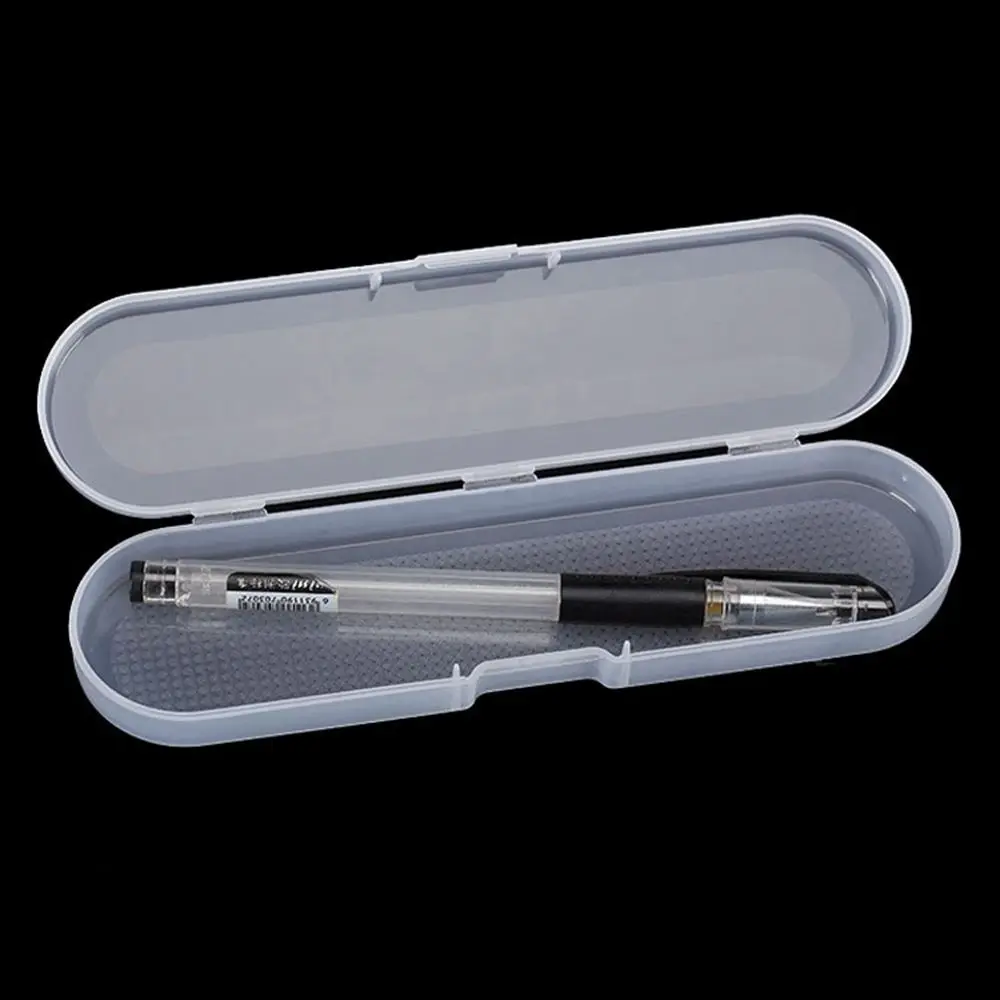 Compact Clear Plastic Jewelry Storage Box - Small Rectangle Organizer for Earrings, Rings, Beads