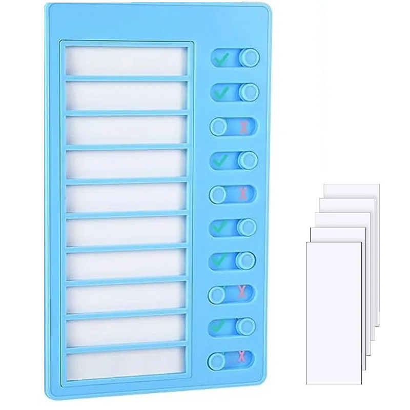Children's Chore Chart with Detachable To-Do List and Blank Cards