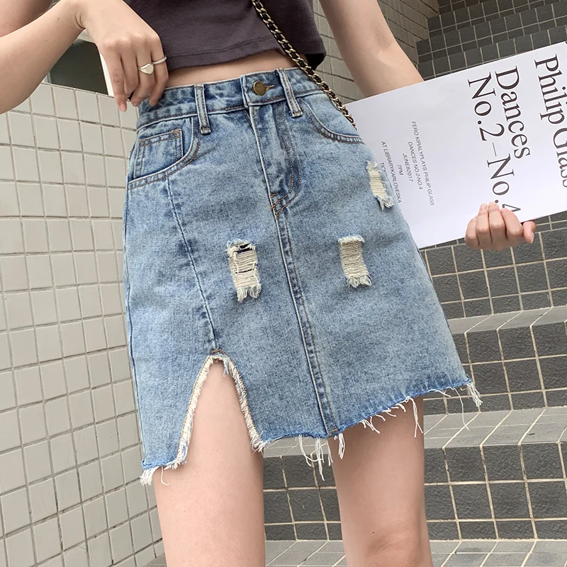 

2023 spring summer autumn new fashion casual sexy women mini skirt woman female OL denim skirt Py6682A