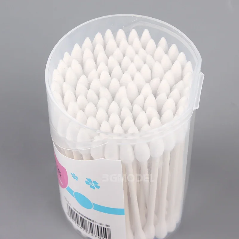 Double Head Cotton Swab Panel Line Wipe Tools 100Pcs for Military Model Hobby Cleaning Weathering Tools DIY model tools model weathering tool