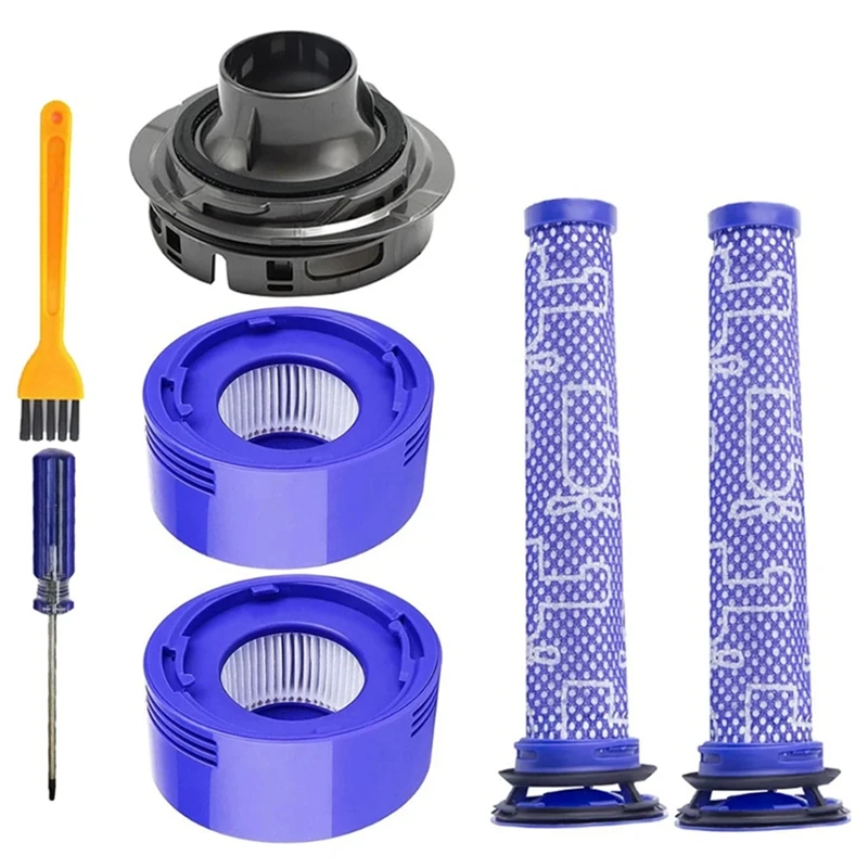 Kit Coperchio Motore Posteriore E Filtri Per Dyson V7 V8 Absolute/Animal Vacuum Parts Accessori 965661-01 E 967478-01